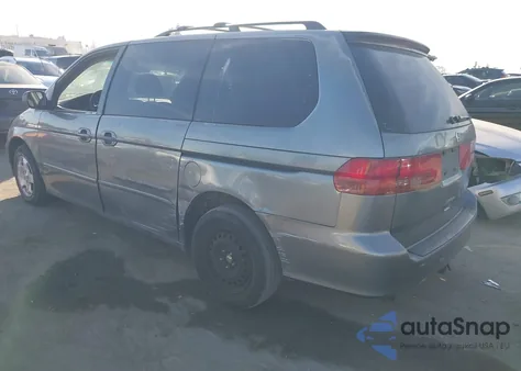 2001 Honda Odyssey Ex from USA, damaged, VIN 2HKRL186X1H550095